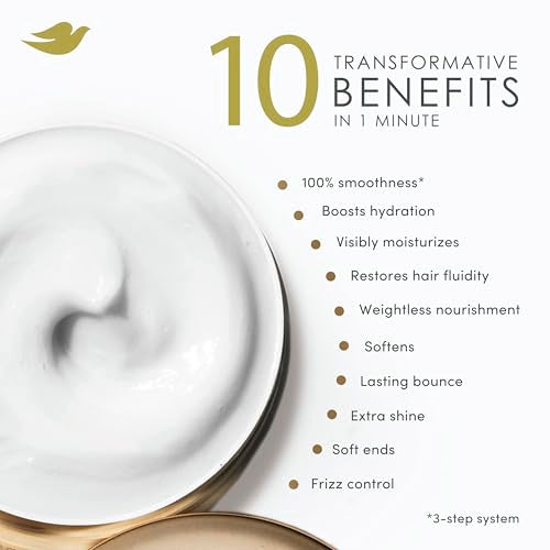 Dove 10-in-1 Hyaluronic & Moisture Hair Mask for Dry Hair, 9.2oz
