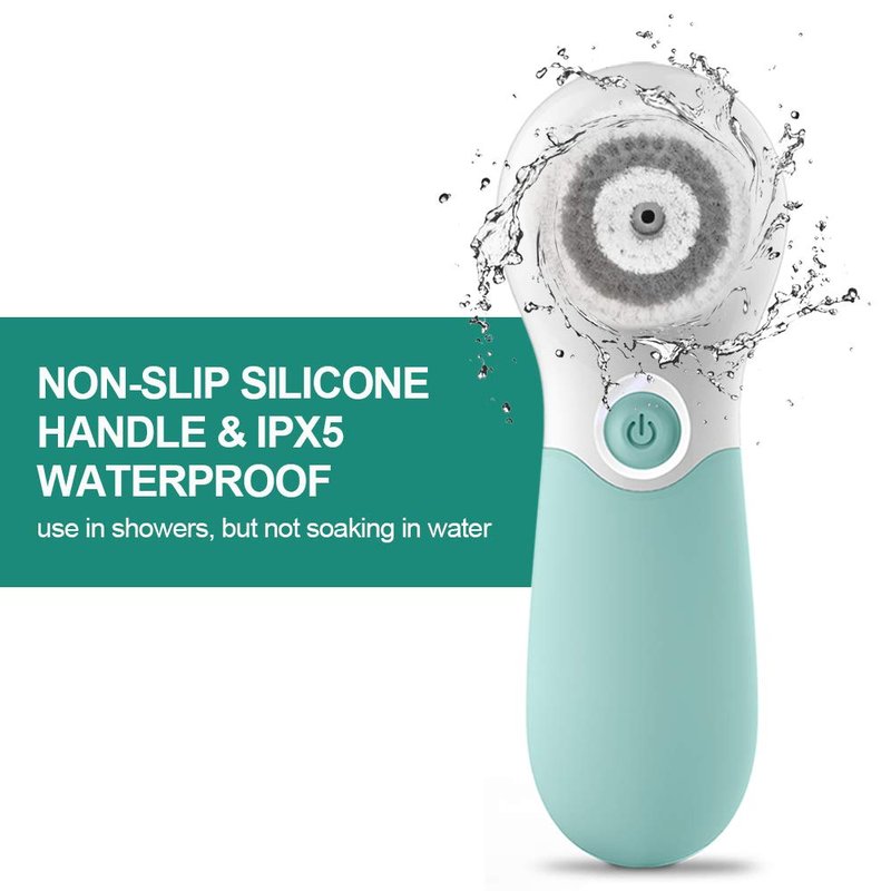 Facial Cleansing Brush: Face Scrubber for Men and Women - Face Brushes for Deep Cleansing and Exfoliating