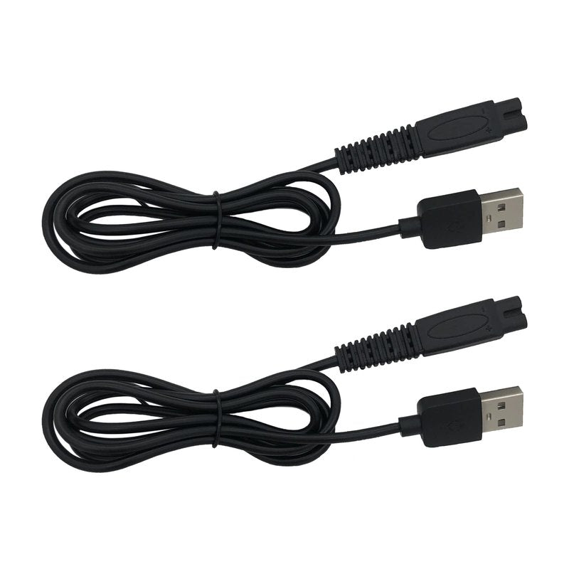 Charging Cord Compatible for Freebird Head Shaver Shaving Kit Electric Razor Charger Cable, 2 PCS