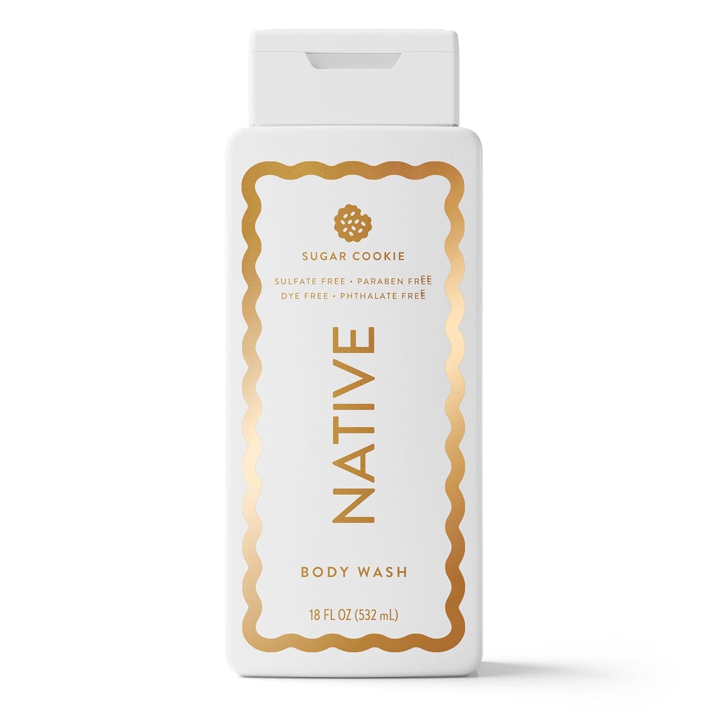 Native Body Wash - Holiday Edition Fresh Mistletoe Scent | Sulfate & Paraben Free, 18 oz for Soft, Hydrated Skin