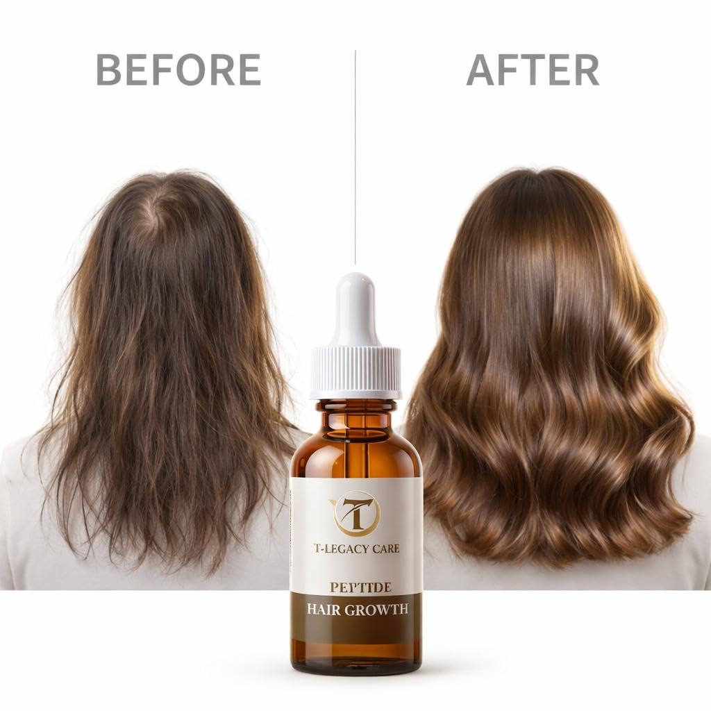 Hair Growth Serum for Women & Men, Hydrating Scalp Treatment for Thicker Stronger Looking Hair, 30ml