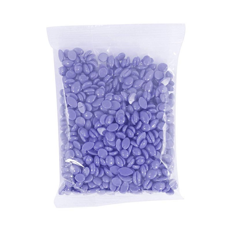 Waxness Lavender Face Hard Wax Sample Size 0.22 lb (100 g) – Creamy Stripless Hard Wax for Sensitive Skin, Face, Bikini, Synthetic Resin Formula, Gentle Hair Removal – Made in Italy
