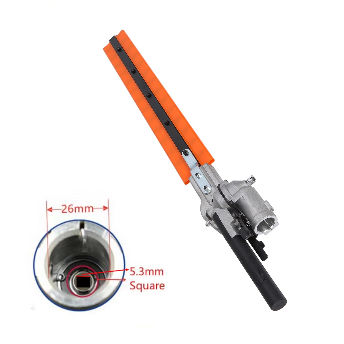 Hedge Trimmer Replacement Part 26mm Hedge Trimmer Blade Attachment, Garden Brush Cutters Garden Trimmers Blade Replacement Accessories, Round Hole Trimmer Blade