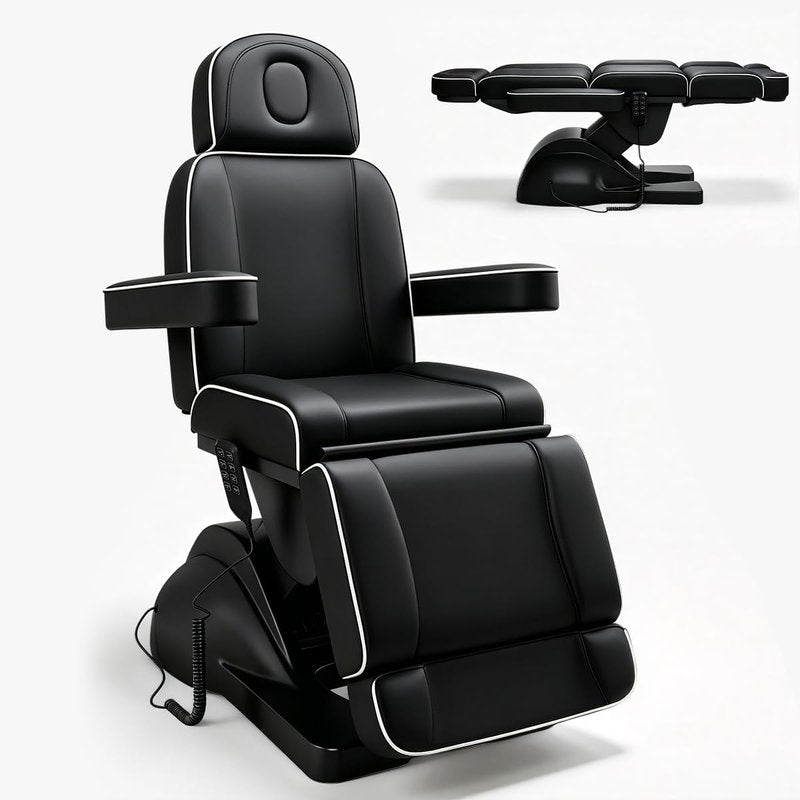 Electric Facial Massage Bed - 3 Motor Adjustable Esthetician Chair | Perfect for Spa & Tattoo Use