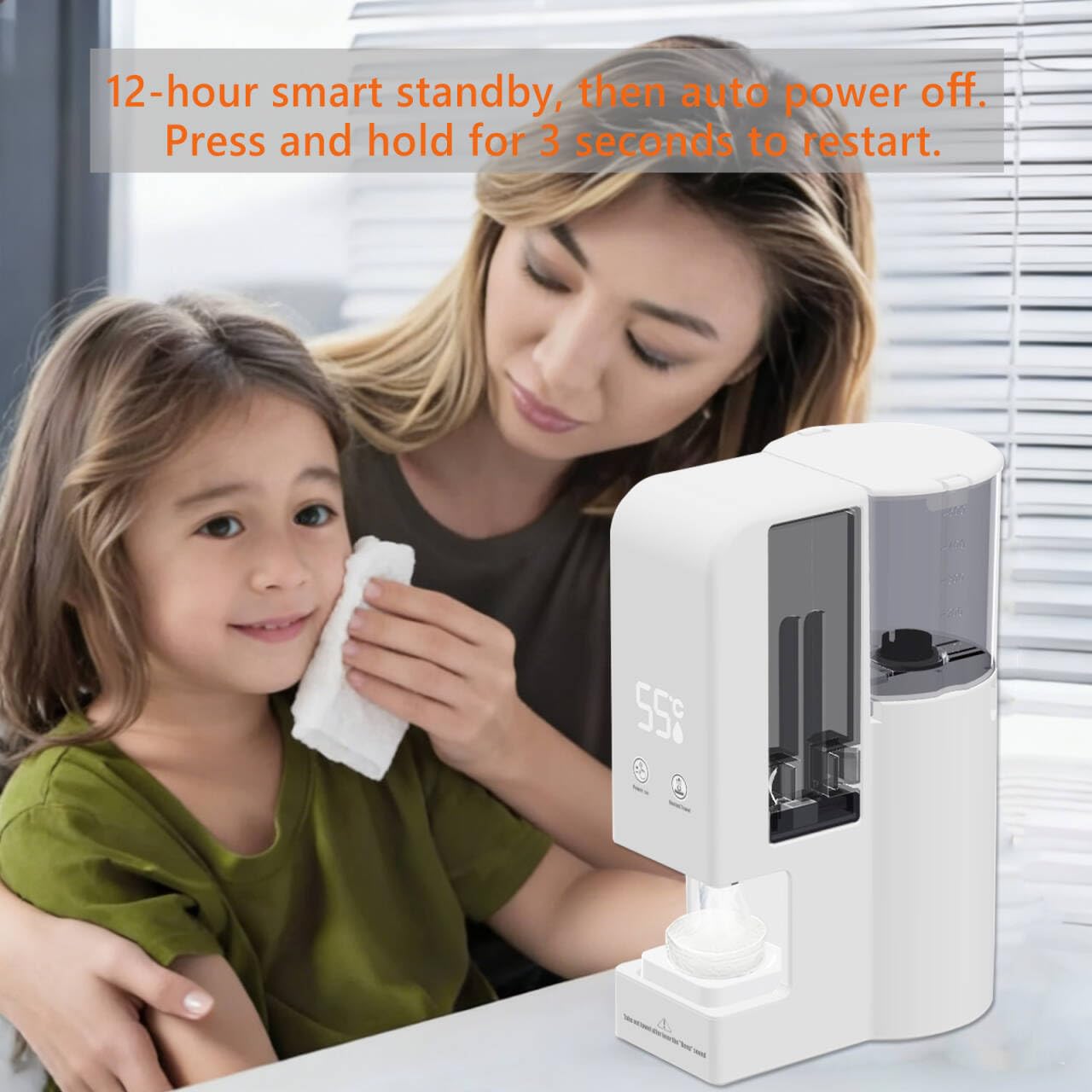 Towel Heater - Hot Towel Warmer Dispenser for Spa & Home Use | Includes 100 Towels