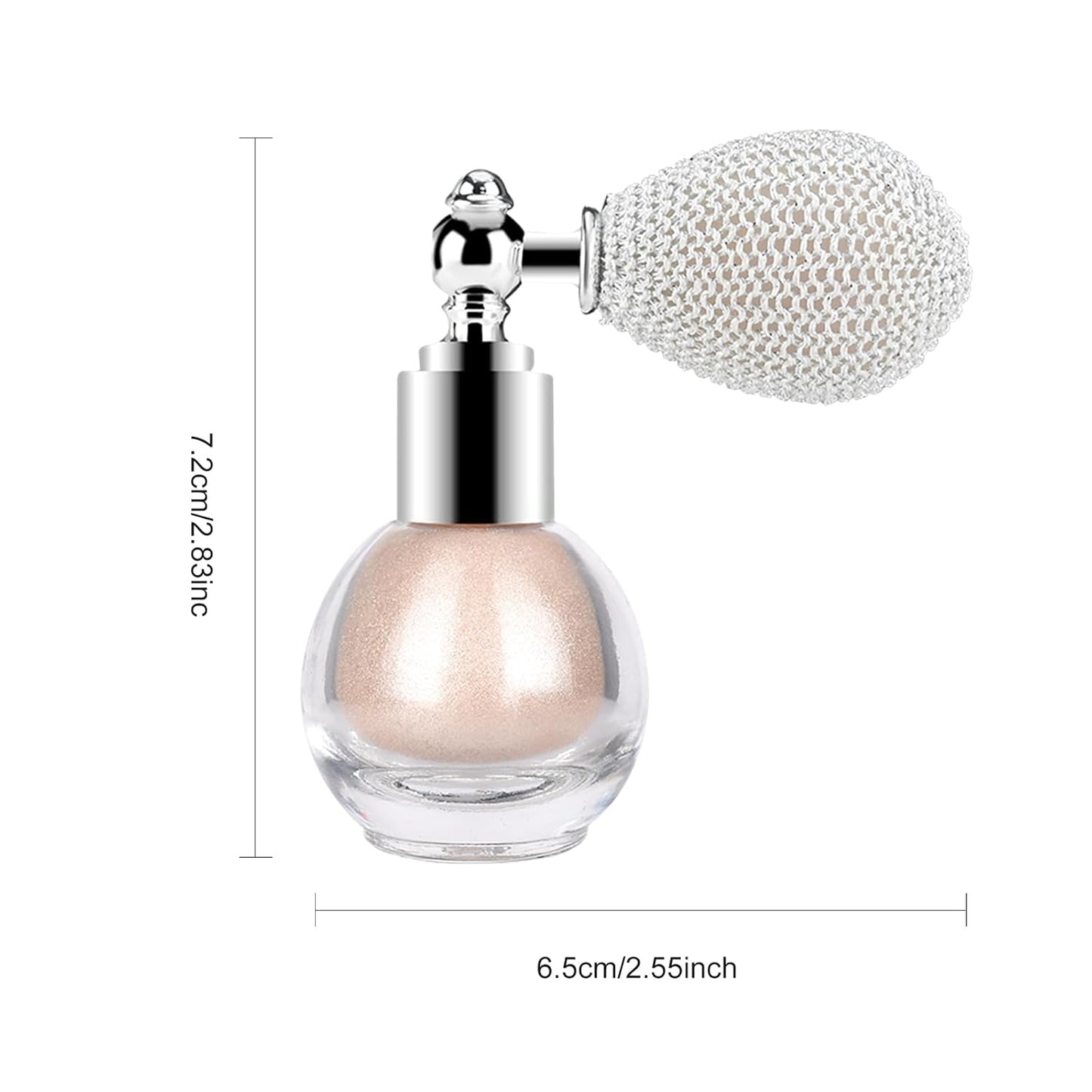 Champagne Body Glitter Spray - Shimmering Loose Powder for Hair, Face & Nail Art | Perfect for Holidays & Crafts