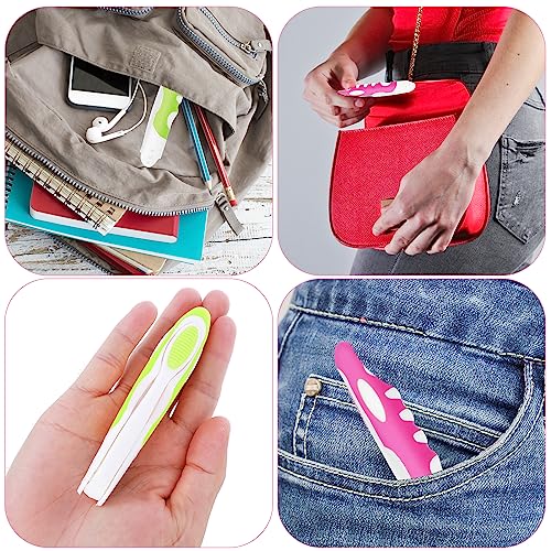 Ouligay Portable Folding Toothbrushes - 2 Pack for Travel & Camping