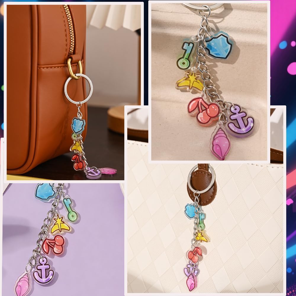 Keychain Merch Set - Katseye Inspired Accessories with Temporary Tattoos | Perfect Gifts for Teens & Fans