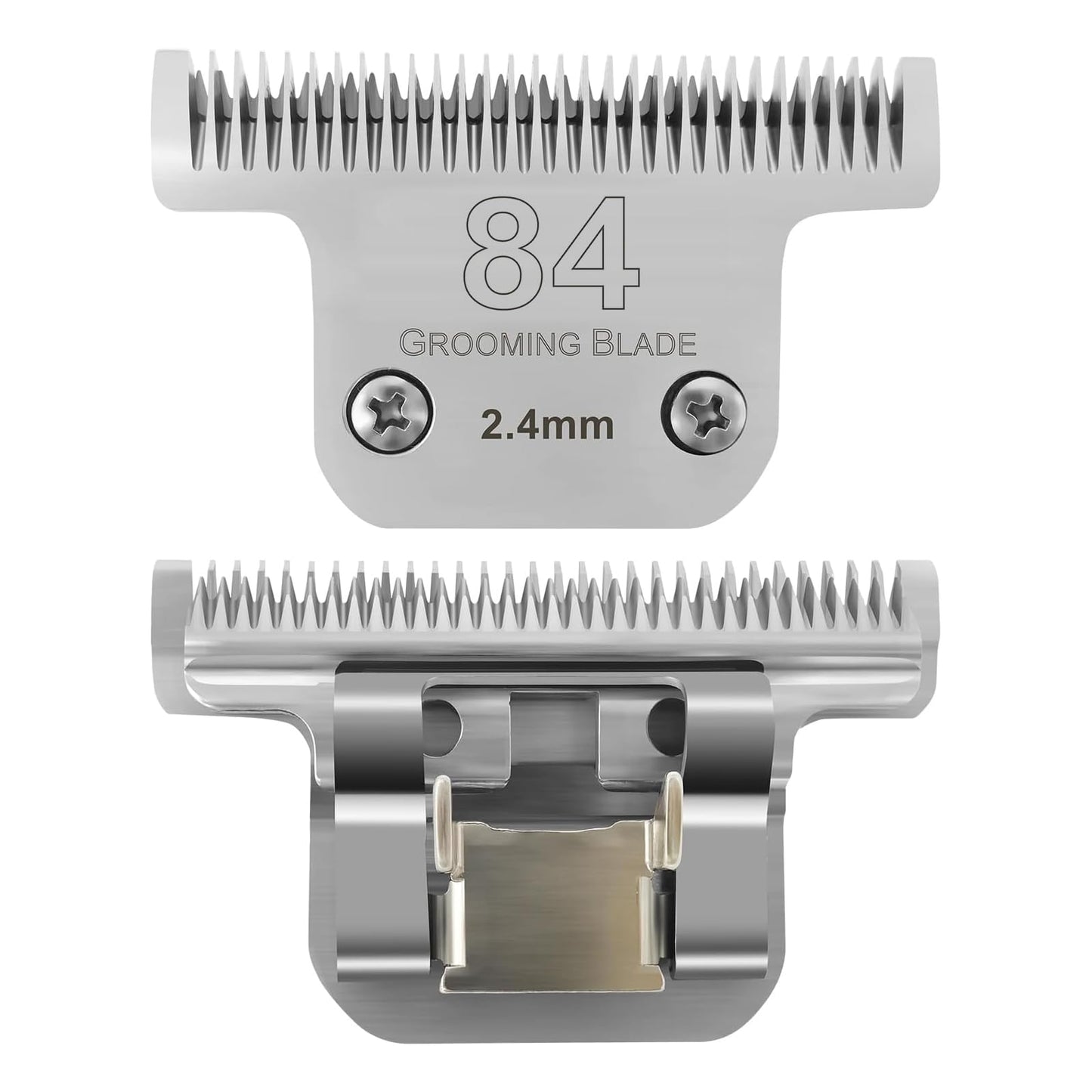 HONGNAL 84# Pet Dog Grooming Stainless Steel Blade,Compatible with Ainds,Oster A5,Wahl KM-10 and Other Series Detachable Clippers, Cut Length 3/32-Inch