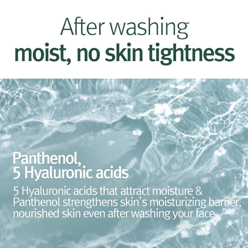 Pyunkang Yul Calming Cleansing Foam - Low pH Facial Wash with Witch Hazel & AHA | 3.38 Fl. Oz