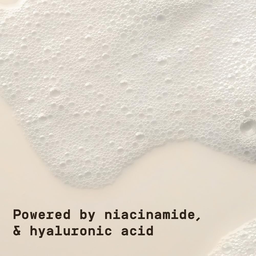 PAPATUI Hydrating Men's Face Cleanser - Niacinamide & Hyaluronic Acid | Unscented | 8 oz