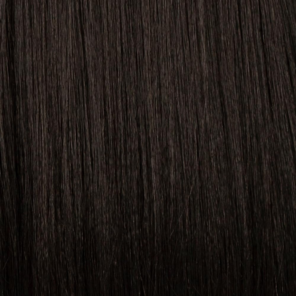 Vivica A. Fox Hair Collection | Wavy Bun with Roller Set & Side Bangs - Off Black (1B)