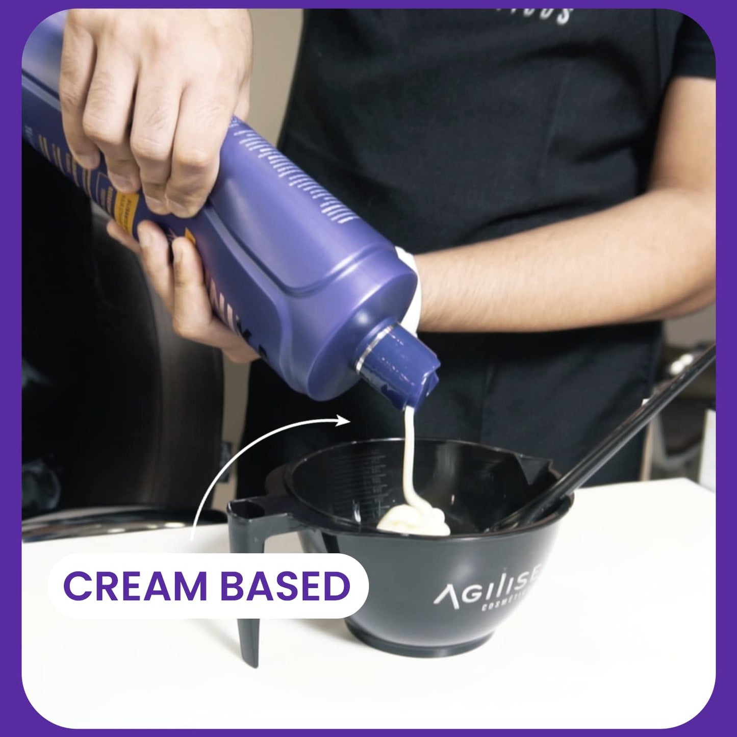 AGILISE UNIKA Hair Straightening Cream - Formaldehyde-Free Brazilian Blowout | Smoothing Treatment, 33.8 fl oz / 1L