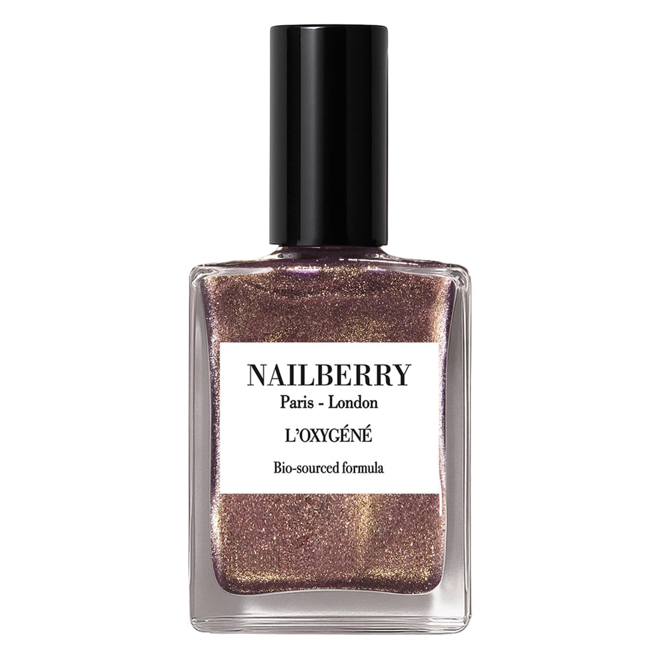 Oxygenated Nail Lacquer - Rose Blossom Pastel Pink | 12-Free Vegan Nail Polish | UV Protected Long-Wear | 15 ml