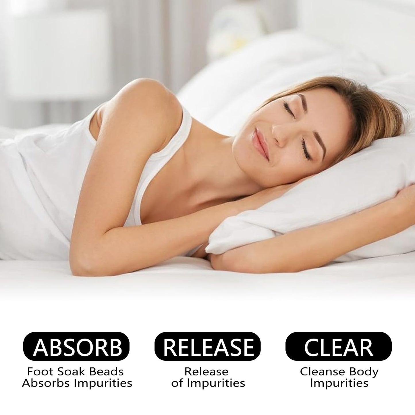 Detox Foot Soak Beads - Herbal Cleansing for Men & Women | 10 PCS Relaxing Foot Soak Beads