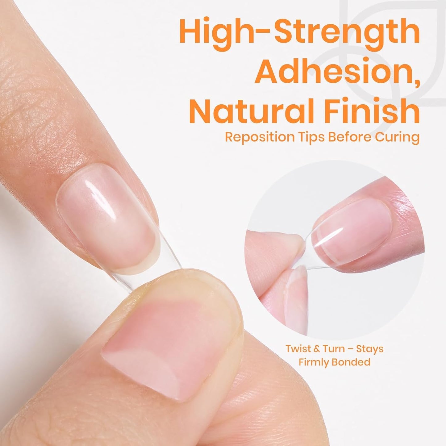 Beetles Nail Glue Gel - Super Strong 2Pcs 20g for Acrylic & Press-On Nails | Clear Summer Nail Art