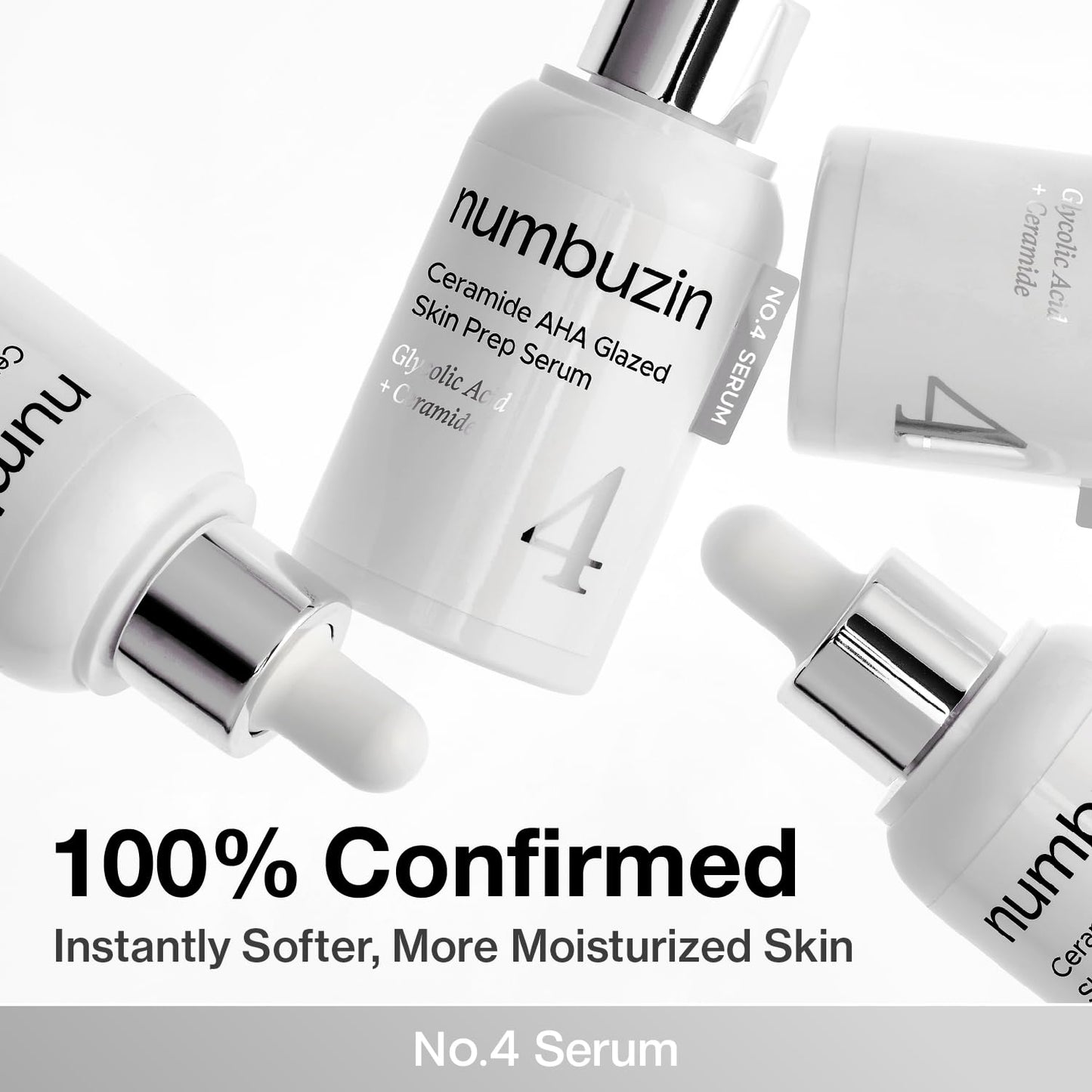 Numbuzin No.4 Ceramide AHA PHA Exfoliating Serum - Smooth Skin & Glass Glow | 1.01 fl oz