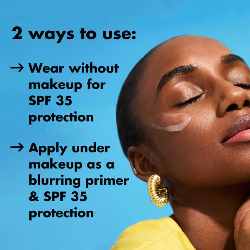 e.l.f. SKIN Suntouchable Invisible SPF 35 Sunscreen Mini 0.33oz, Lightweight Gel for Face & Makeup Primer, Vegan & Cruelty-Free