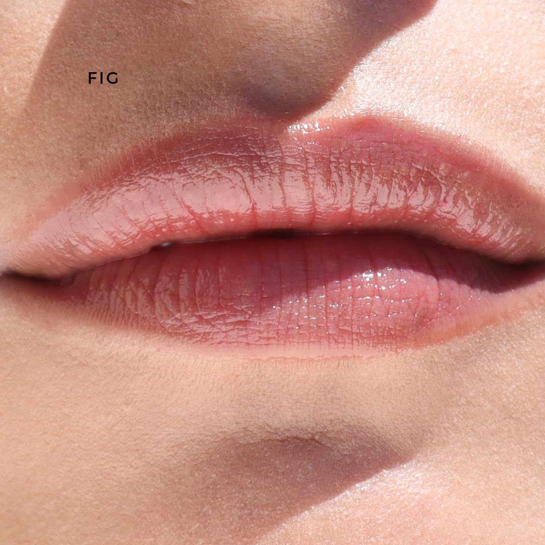 Organic Lip Stain - Zero-Waste Vegan Formula, Long-Lasting Color in Fig | 0.30 oz / 8.45 g