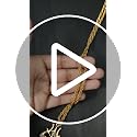 Metal Shiva Trishul Car Hanging Ornament - Pack of 2