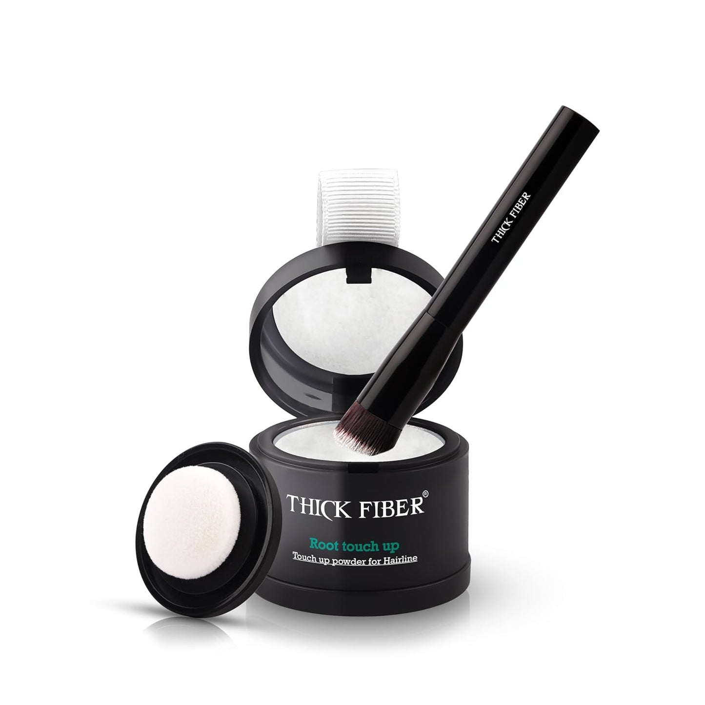 Root Touch Up Set - Water & Sweat Resistant Hair Loss Concealer for Thinning Hair | Auburn Hairline Powder & Brush