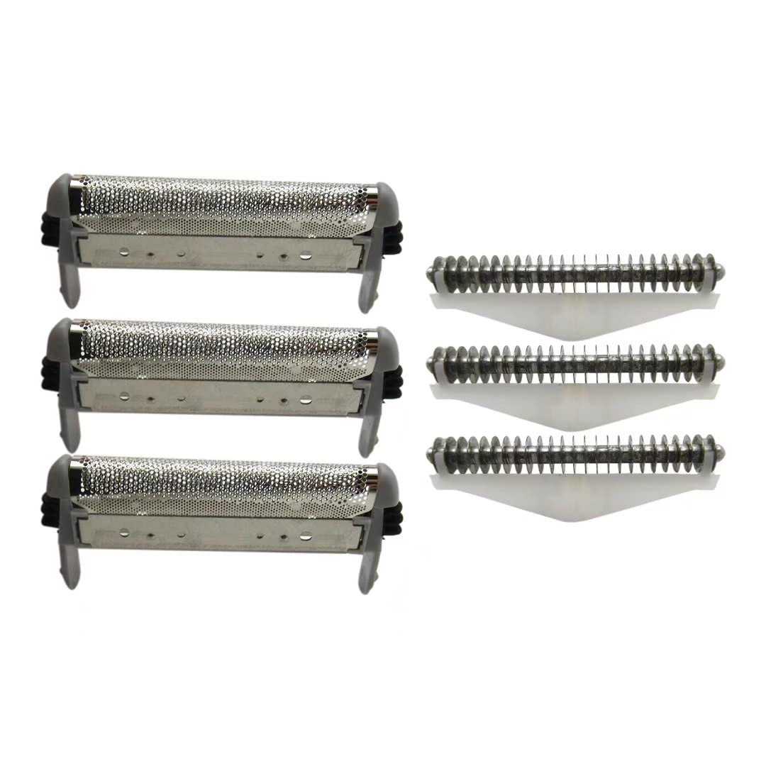 Foil and Cutter Set Compatible with Remington MicroScreen 3 TCT MS3-2000, MS3-2700, MS3-3000, MS3-3500, MS3-3700, MS3-4000