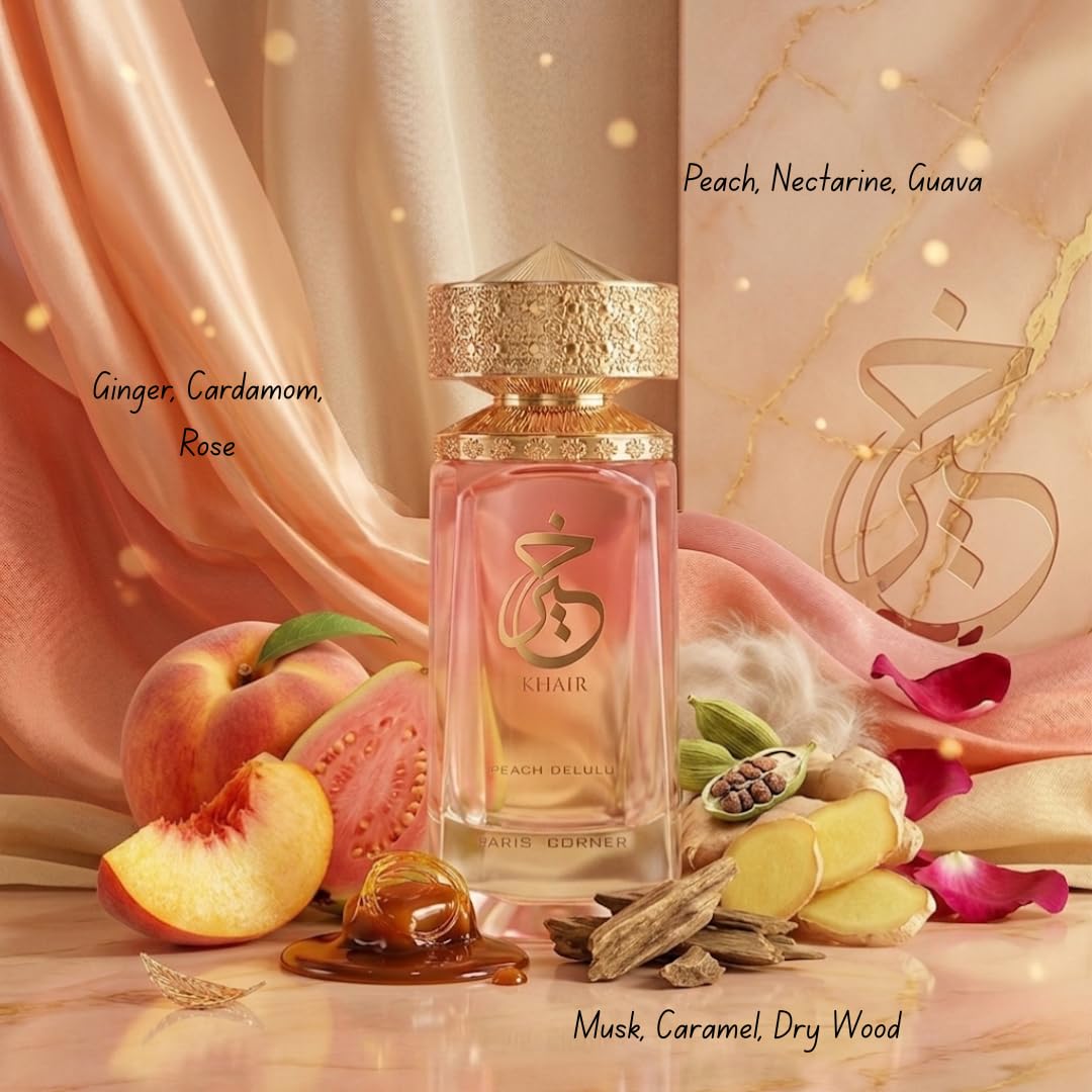 Peach Delulu Unisex Eau de Parfum - 3.4 oz Long-Lasting Fragrance