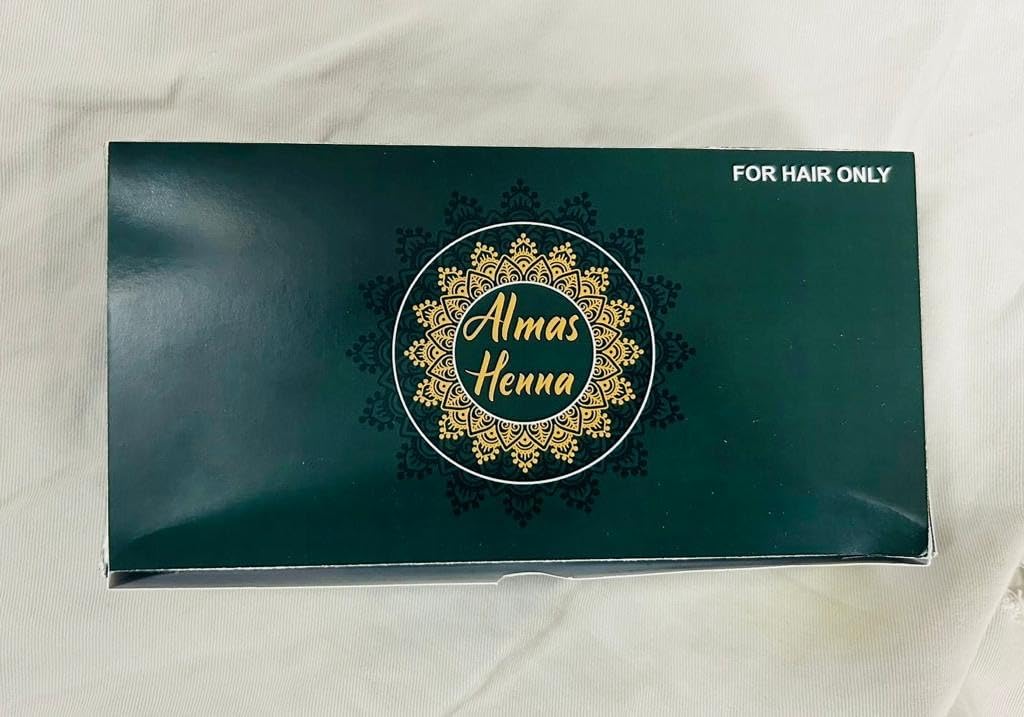 AL HASNAYN ENTERPRISES Almas henna cones for women 6 pack 100% natural ready to use henna tubes paste hair color hair dye-reddish brown color 6 Count (Pack of 1)