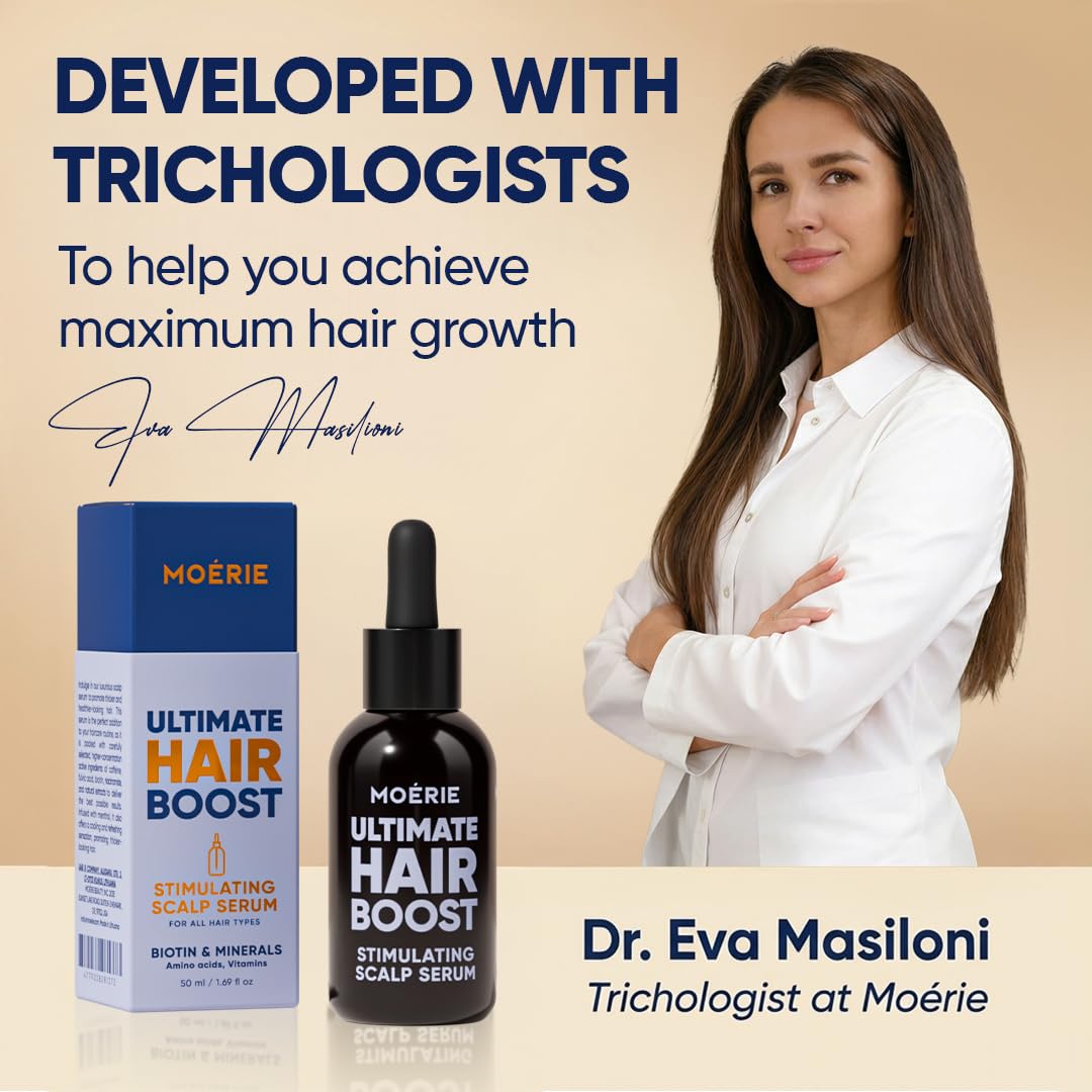 Ultimate Hair Growth Serum - Natural Hair Regrowth & Thickening Treatment for Women - 1.69 fl oz / 50 ml