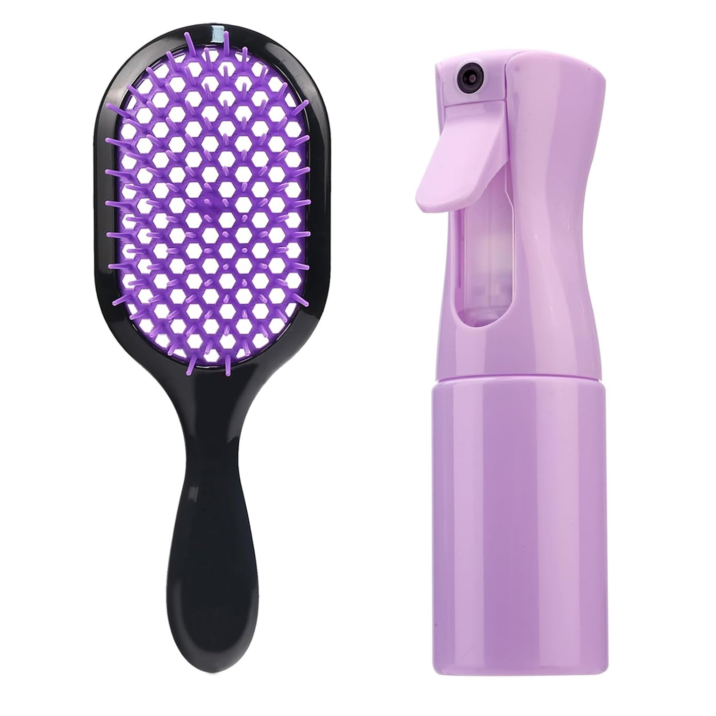 Detangling Brush - Gentle & Effective Hair Detangler for Wet or Dry Hair | Ultra-Light, Ventilated Design (Black)