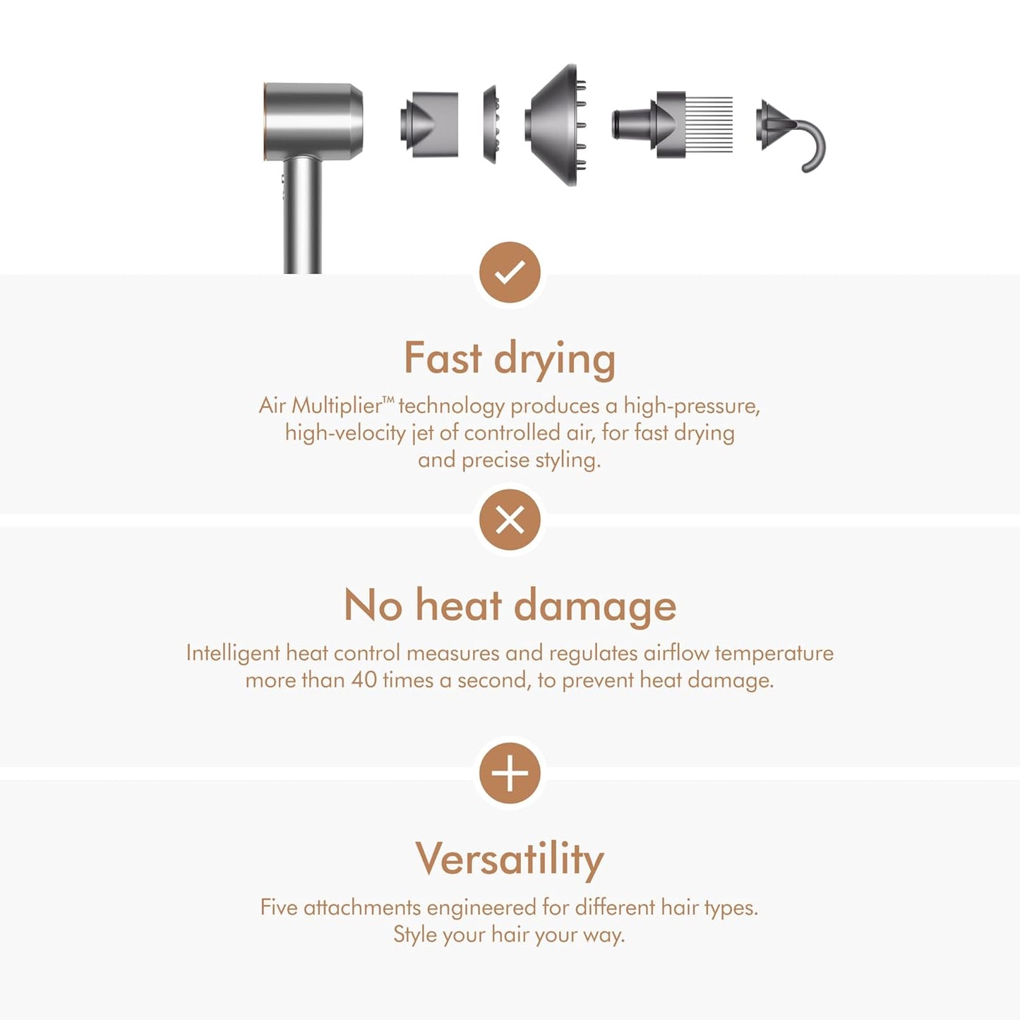 Dyson Supersonic™ Hair Dryer - Fast Drying Technology | Lightweight & Compact Design