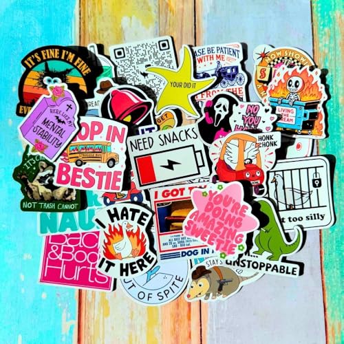 Funny Refrigerator Magnets Set - 30 Cute & Unique Designs