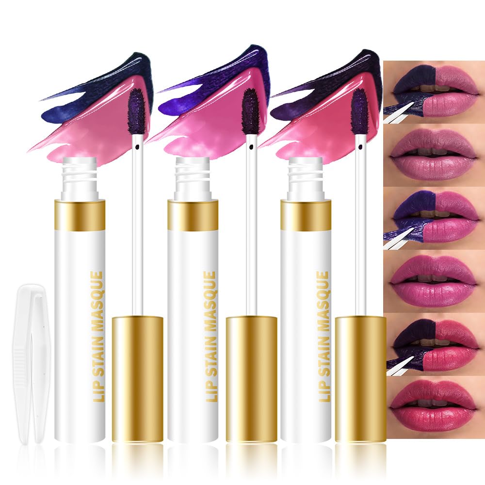 Peachy Rosee Peel Off Lip Stain Tints - Long Lasting Matte Lipstick | Waterproof, High Pigmented, 24-Hour Wear, 08