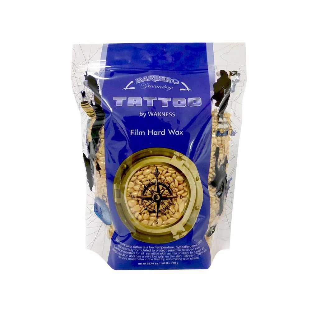 Waxness Premium Gold Stripless Wax Kit with W-CUBE Digital Heater, 1.65 lb (750 g) Hard Wax Beads – Rosin-Free Wax for Sensitive Skin – Professional Use – Made in Italy