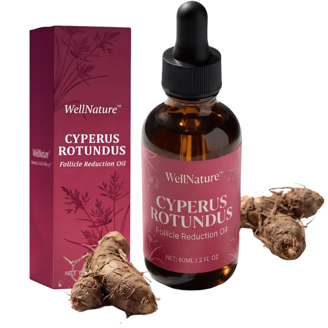 Cyperus Rotundus Elixir - Natural Hair Removal Oil for Follicle Growth Reduction | Post-Wax & Laser Care, Hydrates & Soothes Skin