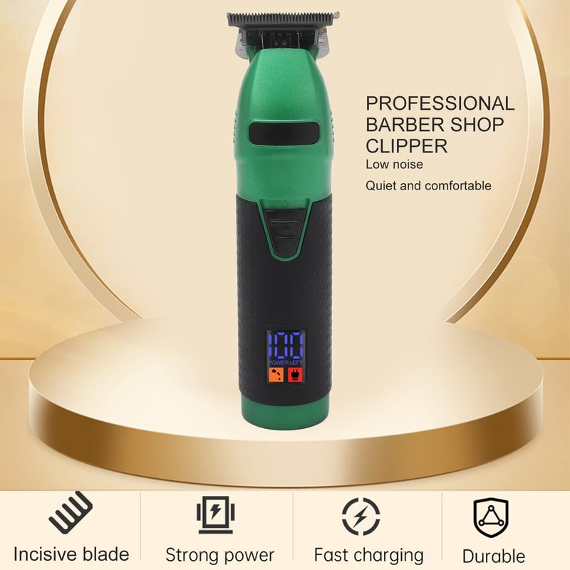 Electric Hair Clippers for Men Cordless Barber Clippers, Rechargeable Hair Cutting Trimmer with Large LED Display and High Performance Electric Clippers, Hair Trimmer for Men