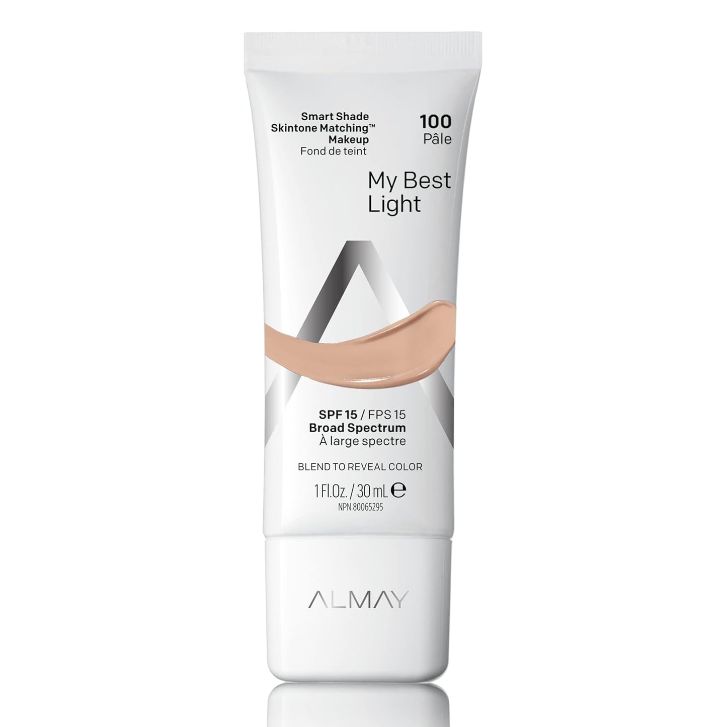 Almay Skintone Matching Foundation - Smart Shade Makeup with SPF 15 | Hypoallergenic, Oil-Free, 1 fl oz