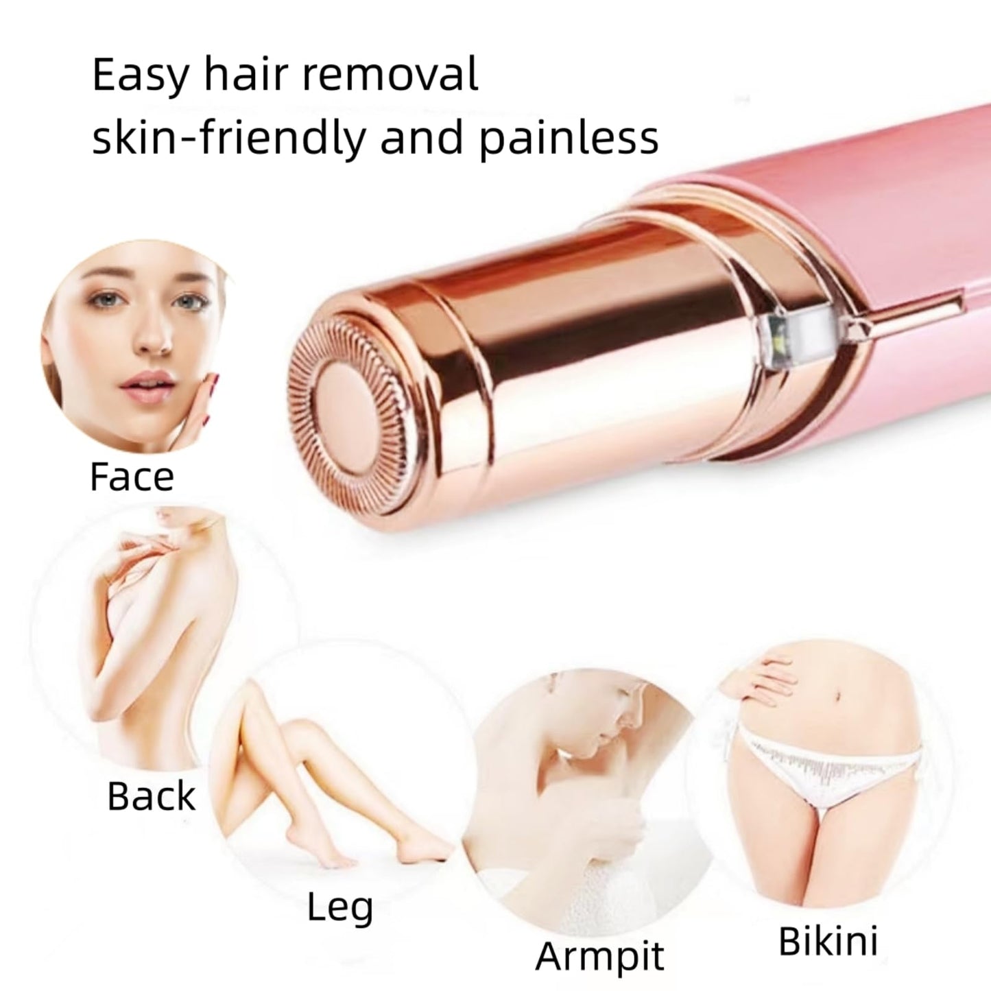 Facial Hair Remover Replacement Heads - Gen 1 Compatible with Finishing Touch Flawless Hair Remover Tool for Women Easy Facial Hair Removal (Generation 1 Single Halo, 2 Pack)
