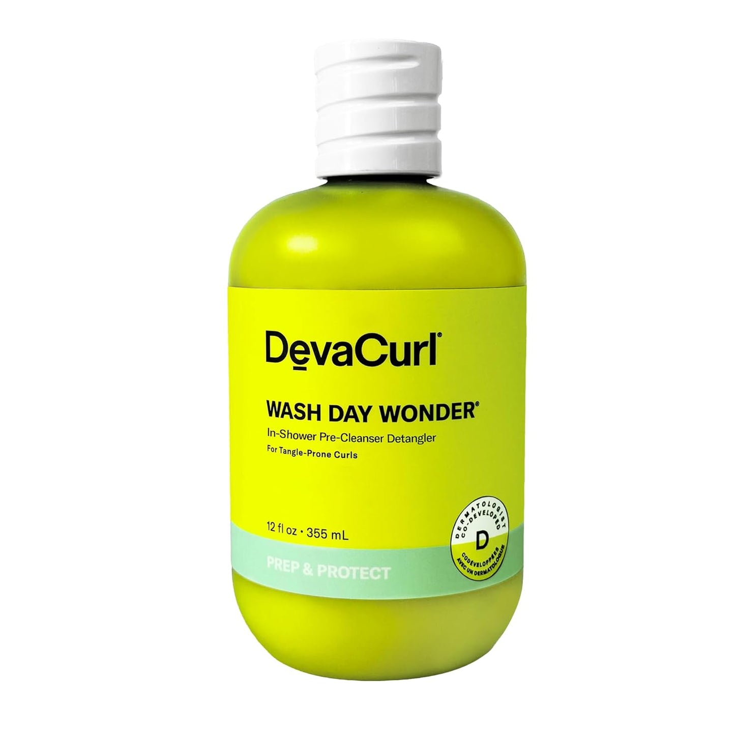 DevaCurl Wash Day Wonder Detangler - Time-Saving Tangle-Release Complex | No Buildup Formula