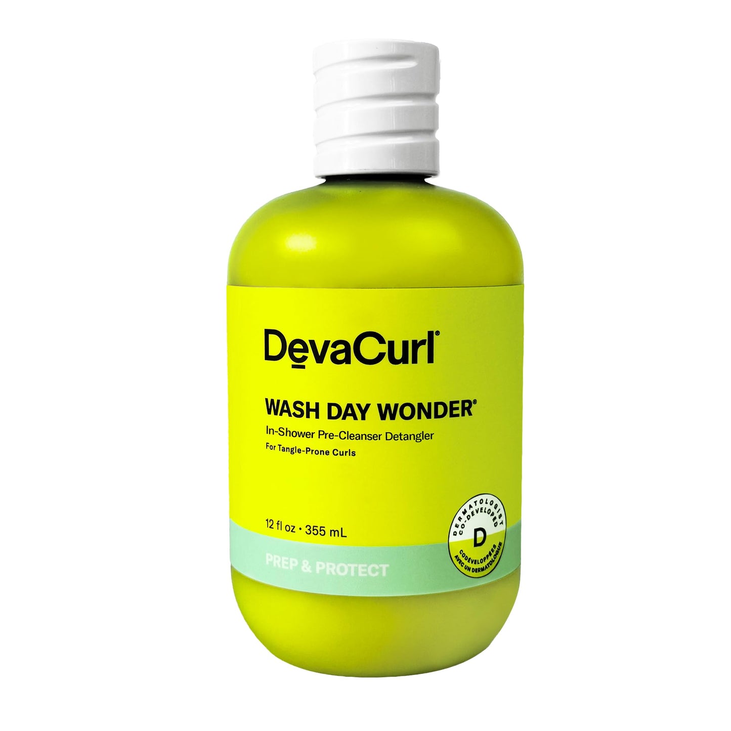 DevaCurl Wash Day Wonder Time-Saving Slip Detangler, Green Oasis, 12 fl. oz.