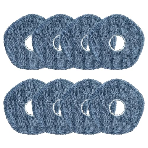 Eufy X10 Pro Omni Mop Pads - 8-Pack Reusable Microfiber Refills