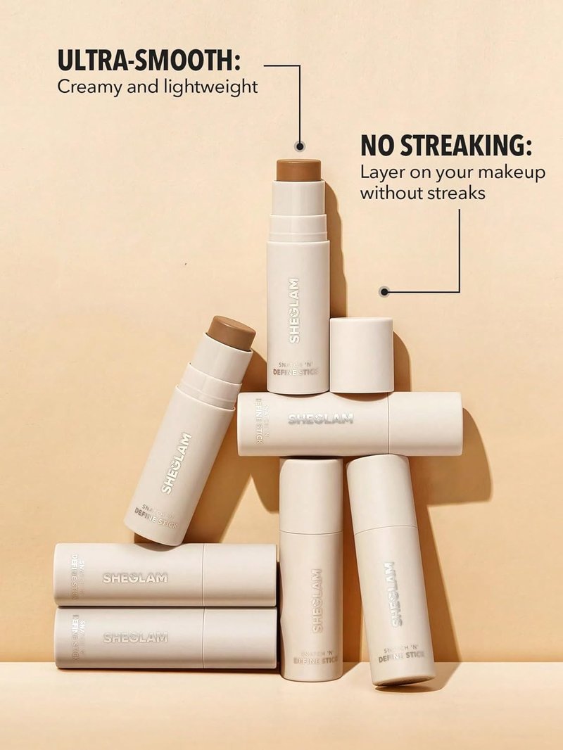 Snatch 'n' Define Cream Contour Stick | Long-Lasting, Highly Pigmented Face Bronzer - Golden Sun