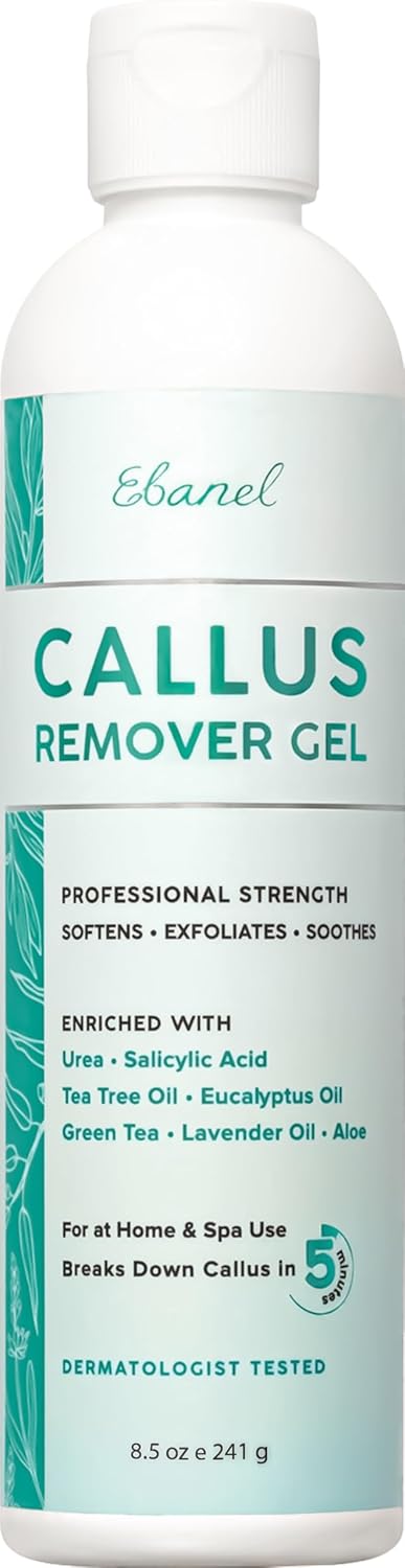 Professional Callus Remover Set - Urea Cream 40% & Salicylic Acid 2% | Exfoliating Gel for Feet & Toenails