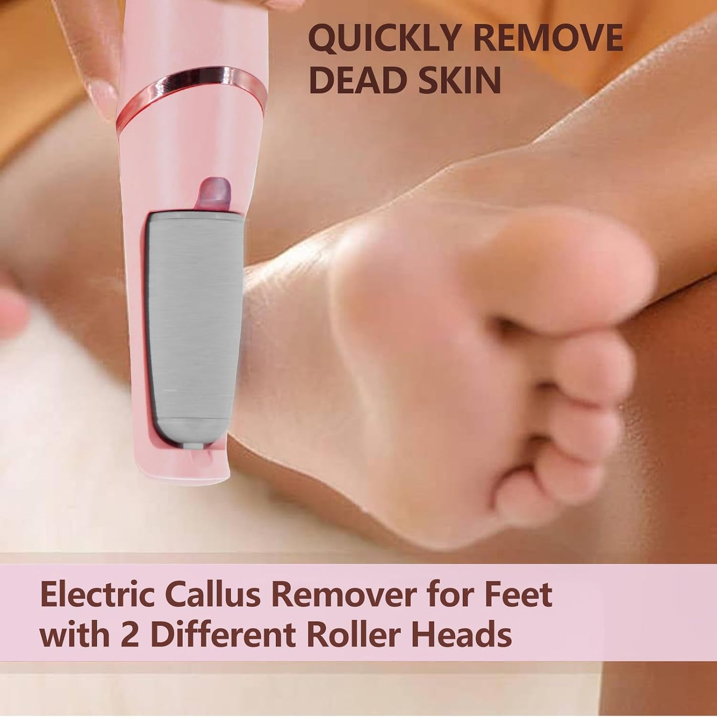 Electric Foot Callus Remover Roller Refills - 9 Pack Replacement Heads | 5 Extra Coarse & 4 Regular Coarse