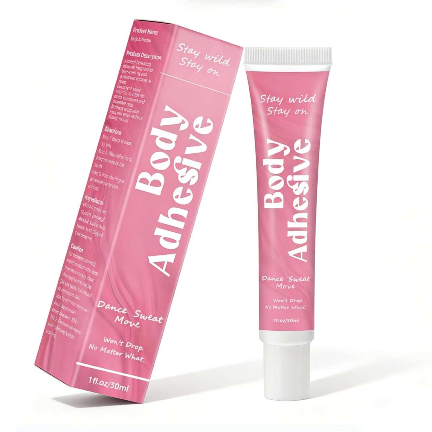 Body Adhesive Glue for Clothes & Skin - Fabric-Safe, Sweat-Resistant & Washable | Ideal for Dancers, Costumes, Wigs