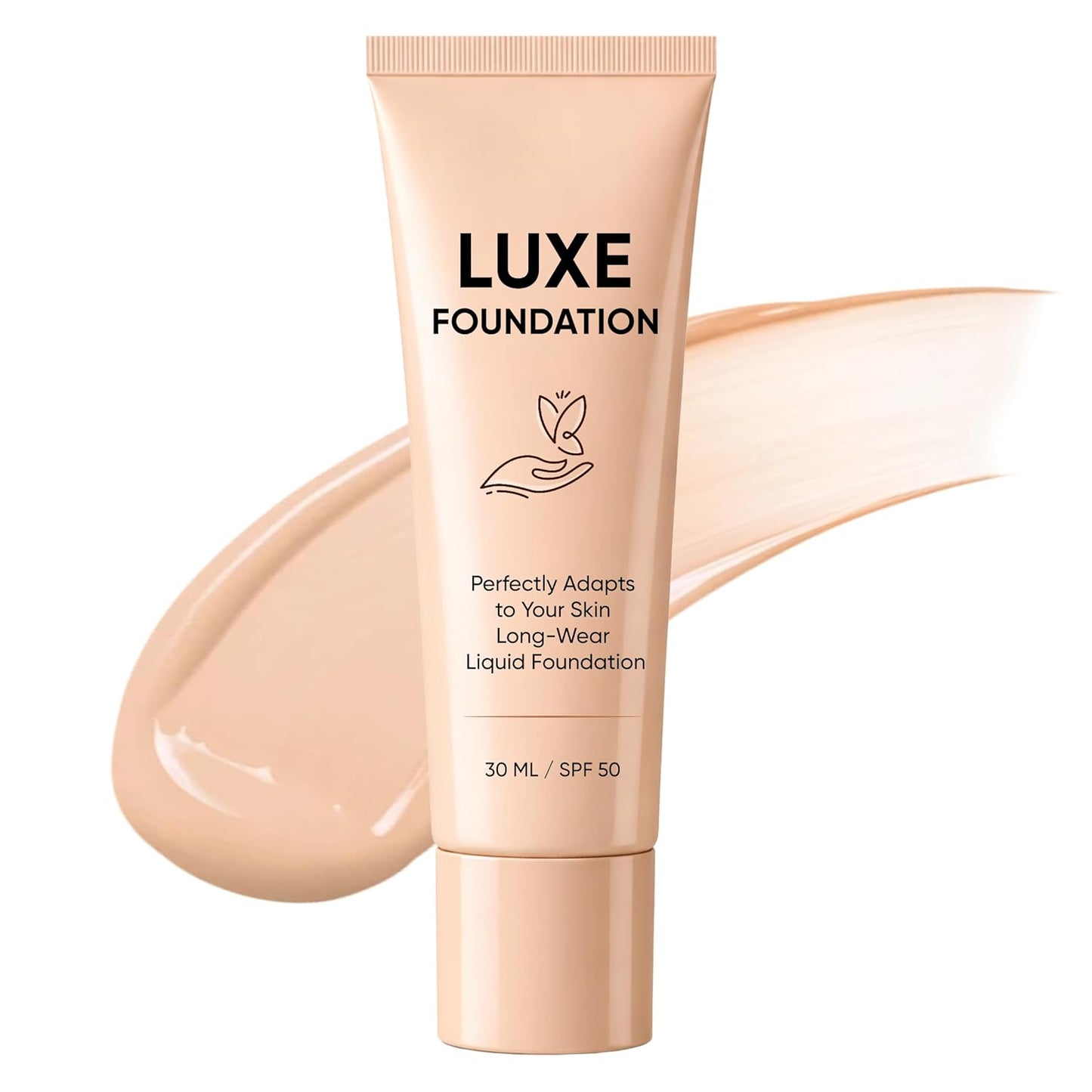 Color Changing Foundation for Women - Hyaluronic Acid & Vitamin E, Flawless Finish, SPF 50 | 30 ML