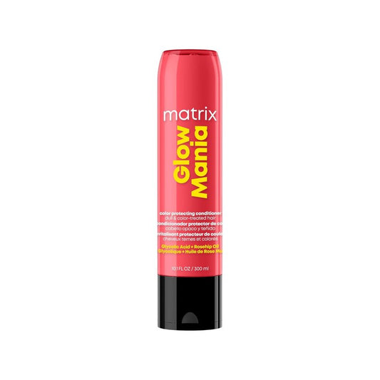 MATRIX Glow Mania Conditioner - Sulfate-Free Shine Enhancer with Glycolic Acid & Rosehip Oil | For Dull, Color-Treated Hair