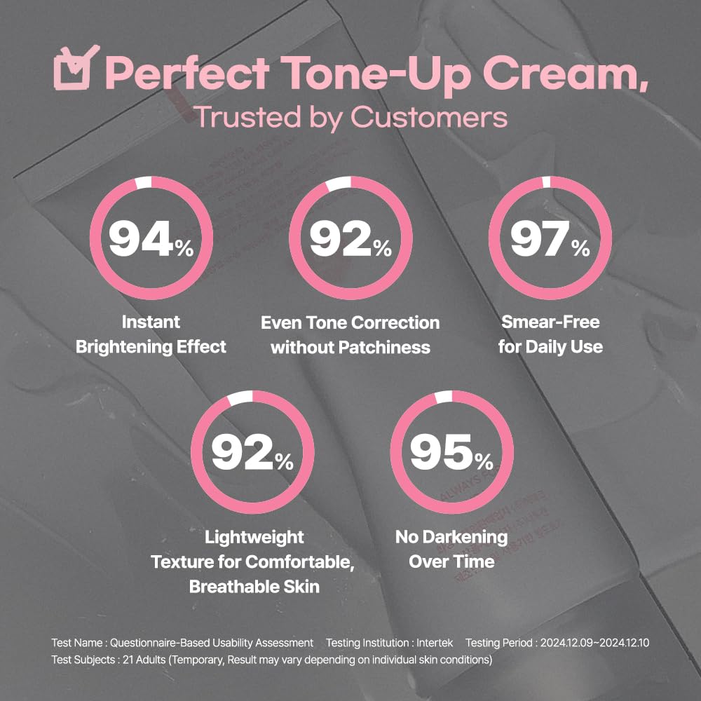 AOU TONE-UP DAZZLING CREAM 01 White | Tinted Moisturizer 3.38 fl. oz.