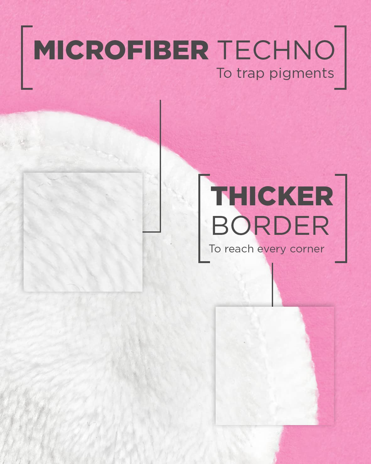 Micellar Cleansing Eco Pads - Reusable Ultra-Soft Microfiber | 3-Pack