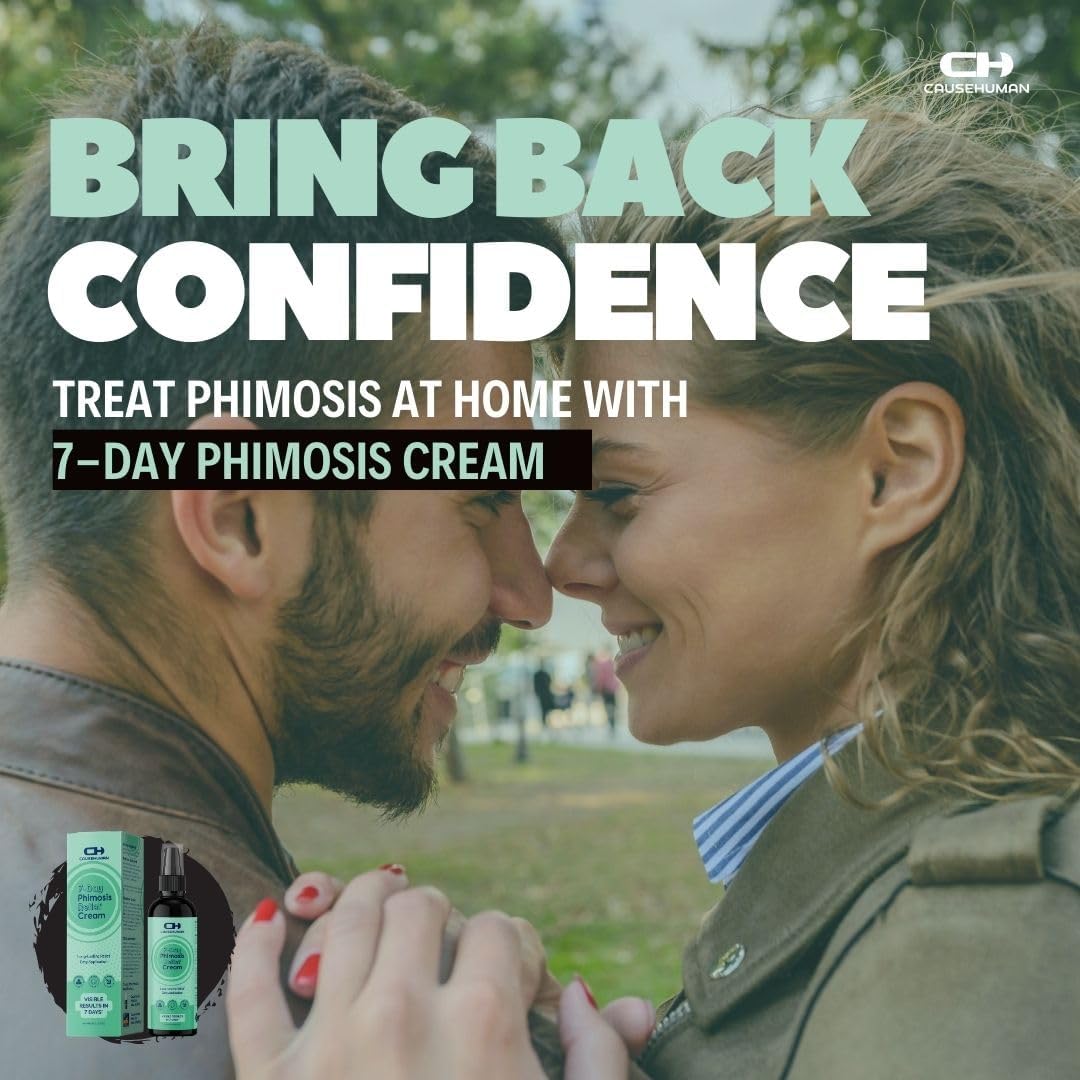 Phimosis Relief Cream - Steroid-Free Treatment for Fast Home Relief | 3.16 fl oz (90g) - No Irritation